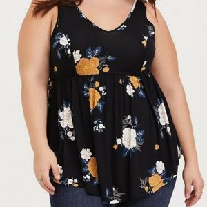 Torrid Super Soft Floral Tank